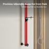 Level Wall Mount Bracket | Rigid AluminumAlloy Rail, two Threaded Connections, Levelling Tool