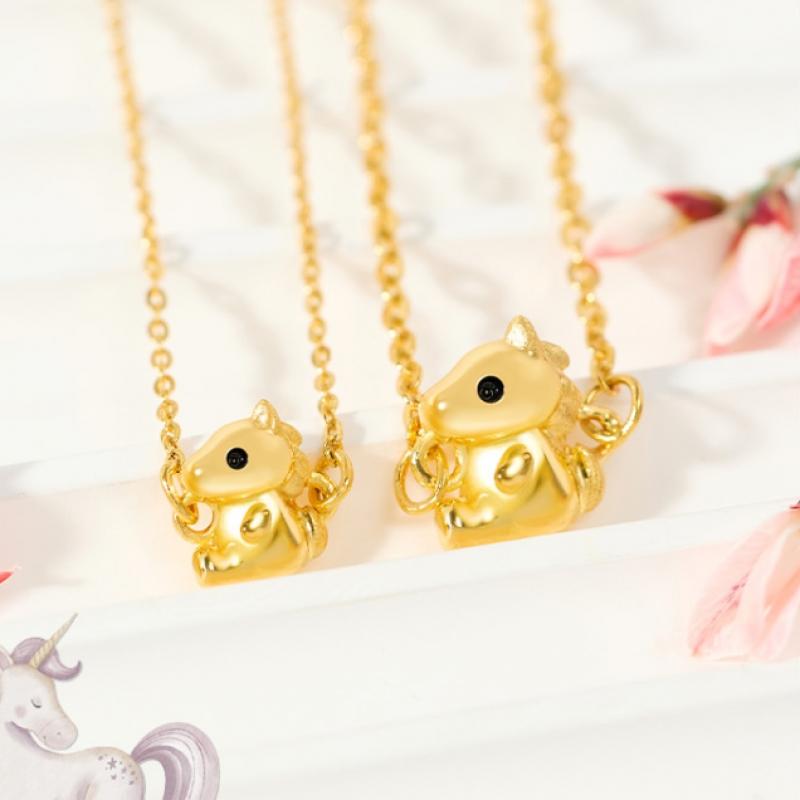 Porti 24k Gold 1.875g Horse Zodiac Bracelet