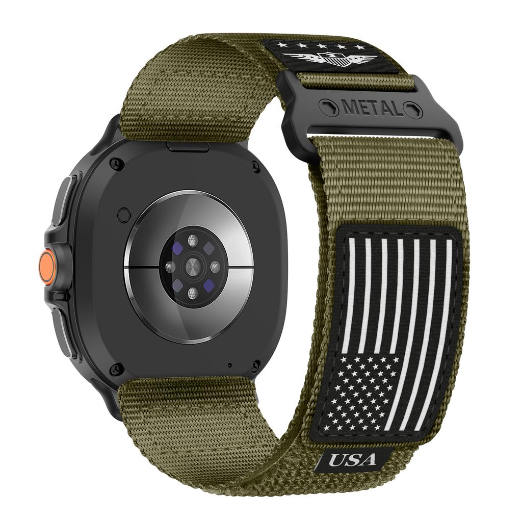 Rugged Nylon Straps For Samsung Galaxy Watch 8/8 classic40mm 44mm 46mm Sport belt correa pulseira Bracelet Galaxy Watch 8 Band