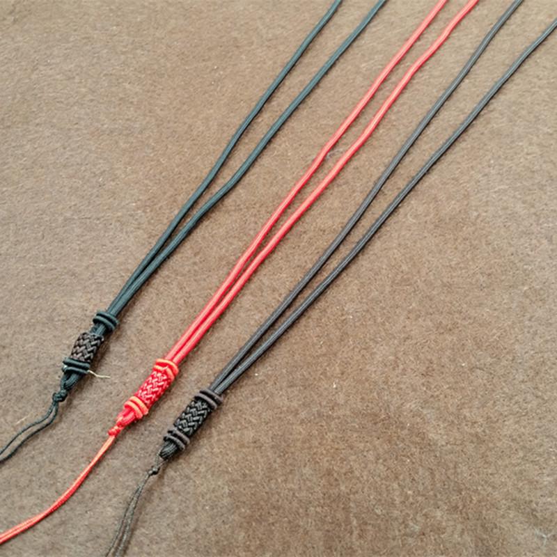Non-Stretchable Red Pineapple Knot Necklace Cord Total length approx. 65 cm чёрный