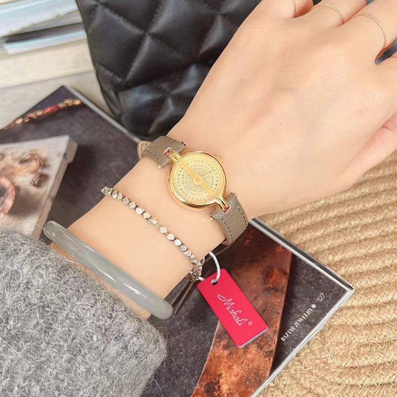 Rudolph Medieval Watch Women'S Light Luxury Niche Women'S Retro Belt Women'S Watch Trendy Fashion