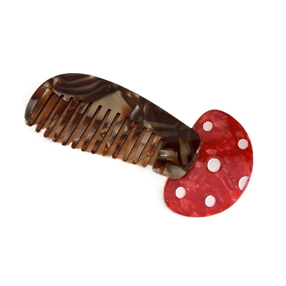 Wide Toothed Acetate Comb Fruit Design Barber Shop Comb Portable Hairdressing Comb  Women