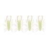 3 Inch Soft Fishing Lures High Density Salted Multi-Legged Bug Style Bait 4 Pack Suitable for Competitive Water Spider Imitation