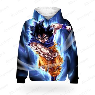 Autumn Men Z Son Goku All Over Print Cosplay Children Hoodie Unisex Long Sleeve Oversized Divine Dragon