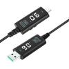 DC5.5mm Laptop Charging Cord USB/Type C Tool Less Installation Fast Speed Data Transfer 5V 12V 20V Adjustment