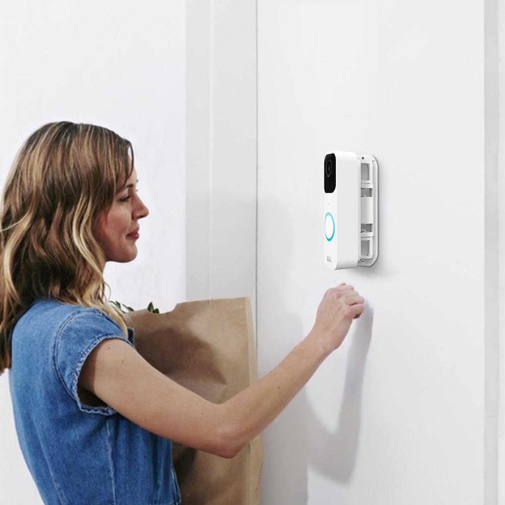 ABS Smart Video Doorbell Bracket Doorbell Accessories Left Right 45 Degree Rotating Corner Bracket Door Hardware