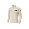 Li-Ning Professional Basketball Series Stand Collar Pullover Letter Print Quick-Dry Comfortable Versatile Long Sleeve T-Shirt Men Tops ATLU279-1