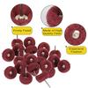 100Pcs Abrasive Buffing Wheels, 1 Inch Buffing Polishing Wheel Set with 1/8 Inch Shank, 20Pcs Each of 80 150 240 400 600 Grit Sc