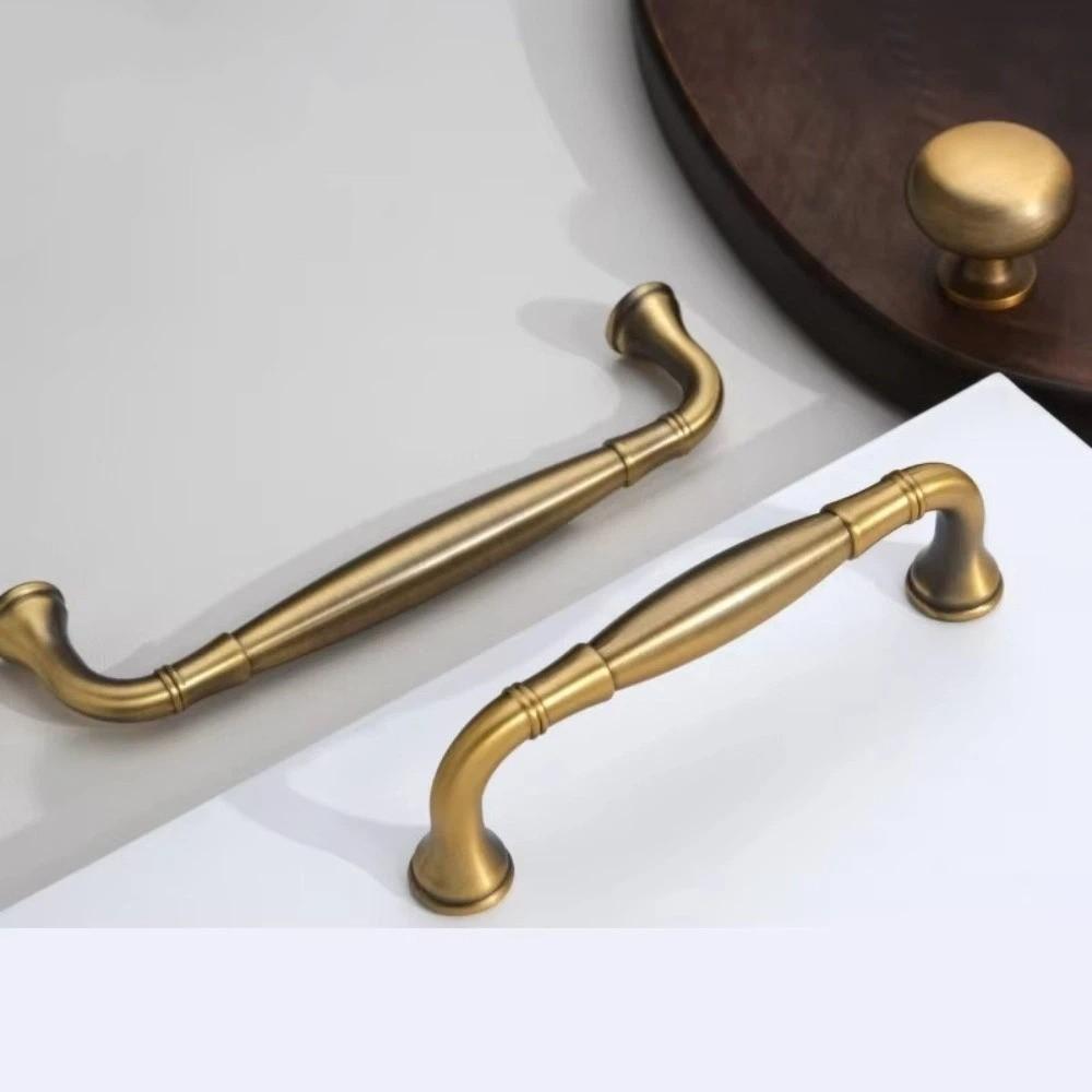 Zinc Alloy Cabinet Door Handles Antique Bronze Wardrobe Door Handles Furniture Hardware
