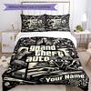 Gta Customize Text Bedding Set Design for Bedrooms Breathable Duvet Cover Bedroom Decor Perfect Gift for Valentine’s Wedding Birthday