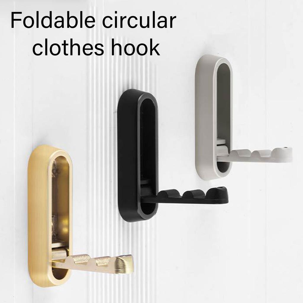 2 Pezzi Ganci Pieghevoli per Asciugamani Salvaspazio Gancio da Parete Elegante Gancio Pieghevole da Parete per Bagno Armadio e Cucina