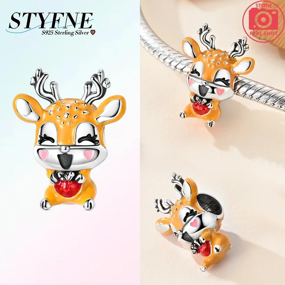 Exquisite Copper Autumn Squirrel Owl Series Diy Charm Beads Fit Original Bangle Charms Bracelet Women Jewelry