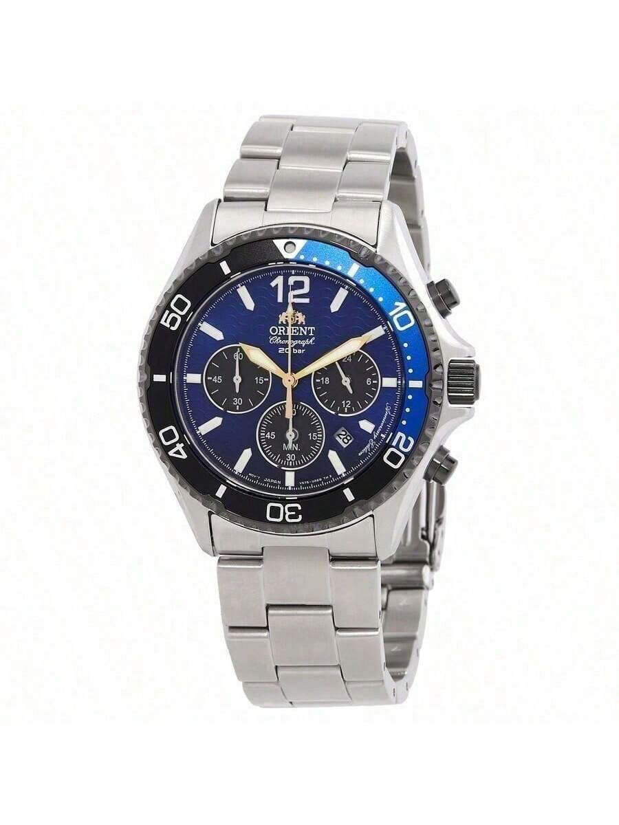 Мужские кварцевые часы Orient RA-TX0208L10B синий