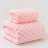 1 Set Cloudcell Coral Velvet Bath Towel Set Super Absorbent Quick Dry Sauna Bath Luxury Bathroom Gift Set Home Spa Set