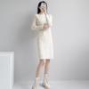 Robe tricotée ample à col semi-haut pour femme Automne/Hiver 2025