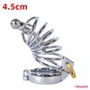 YWZAO Chastity Cage Lockable Urethral Plug M07A030