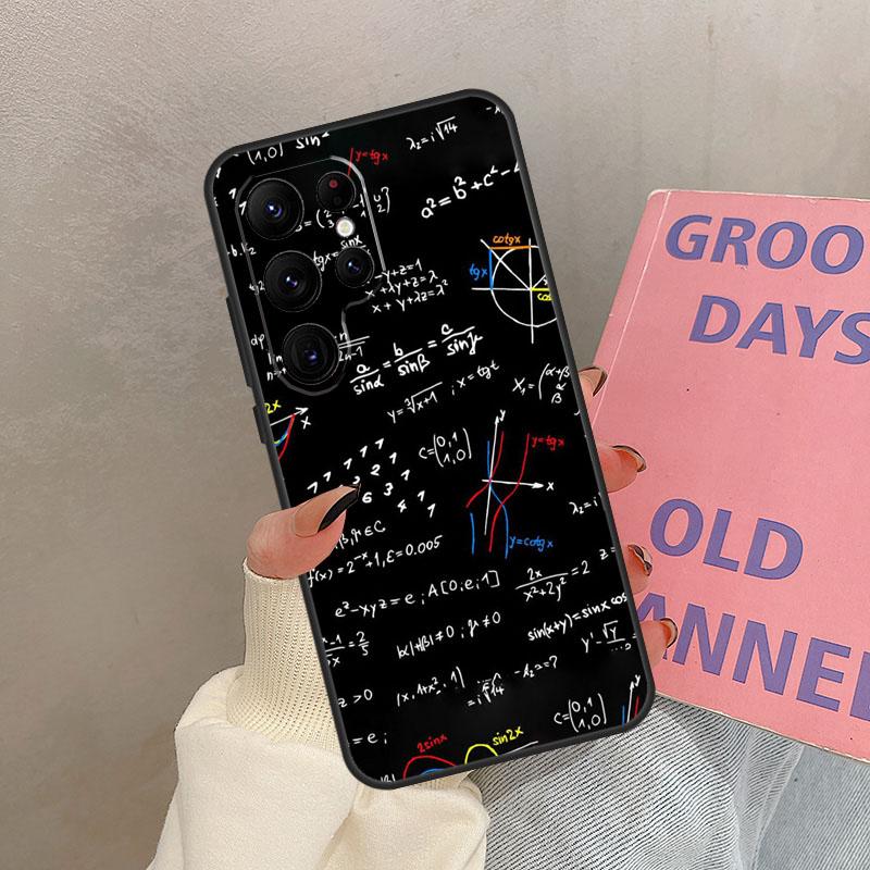 Math Equations Formula Case For Samsung Galaxy S24 Ultra S20 S21 S22 S23 S25 Ultra S9 S10 Plus S25 FE Cover Coque