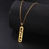 LIKGREAT Amulet Pendant Square Egyptian Ankh Hieroglyphs Necklaces Eye of Horus Ancient Egypt Goddess Wings Protection Jewelry