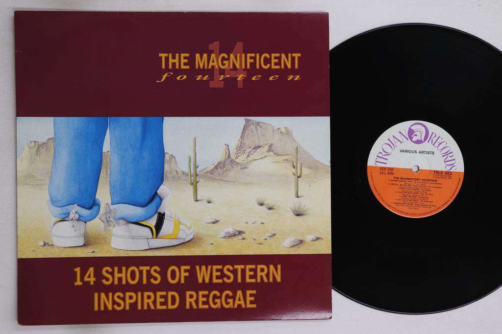 LP Record VARIOUS The Magnificent Fourteen 14 Shots TRLS283 Trojan Records 1990 UK Reggae Ska Dub Used