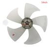 12/14 Inch Plastic 5 Leaves Fan Blade with Nut Cover Fan Blades For Pedestal Transparent Table Stand Fanner General Accessories