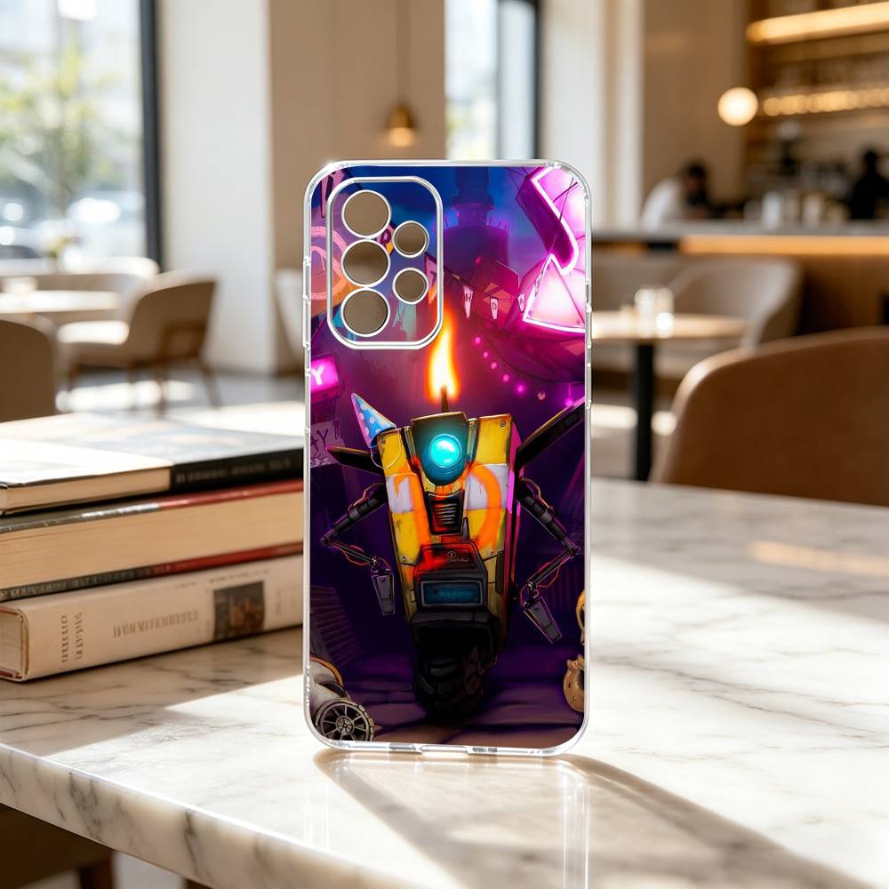 Game B-Borderlands P-Psycho Gift Phone Case Transparent Silicone Soft For Samsung S25,S24,S21,S22,S23,S30,Ultra,S20,Plus,Fe