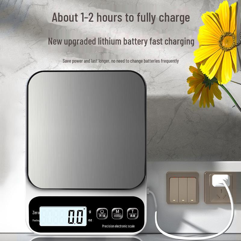 Kompakt Högprecisions Digital Köksvåg för Bakning & Livsmedelsmätning