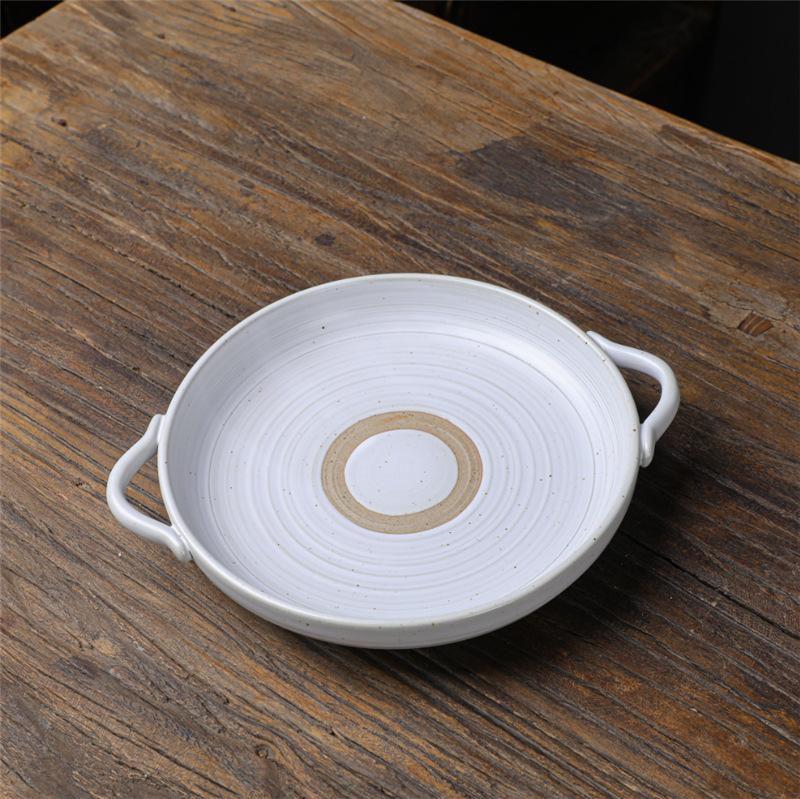 Ceramic Cup Rice Bowl Set, One Person Food, Japanese-Style Household Tableware, Plates, Dishes, Dishes, Retro Western Tableware