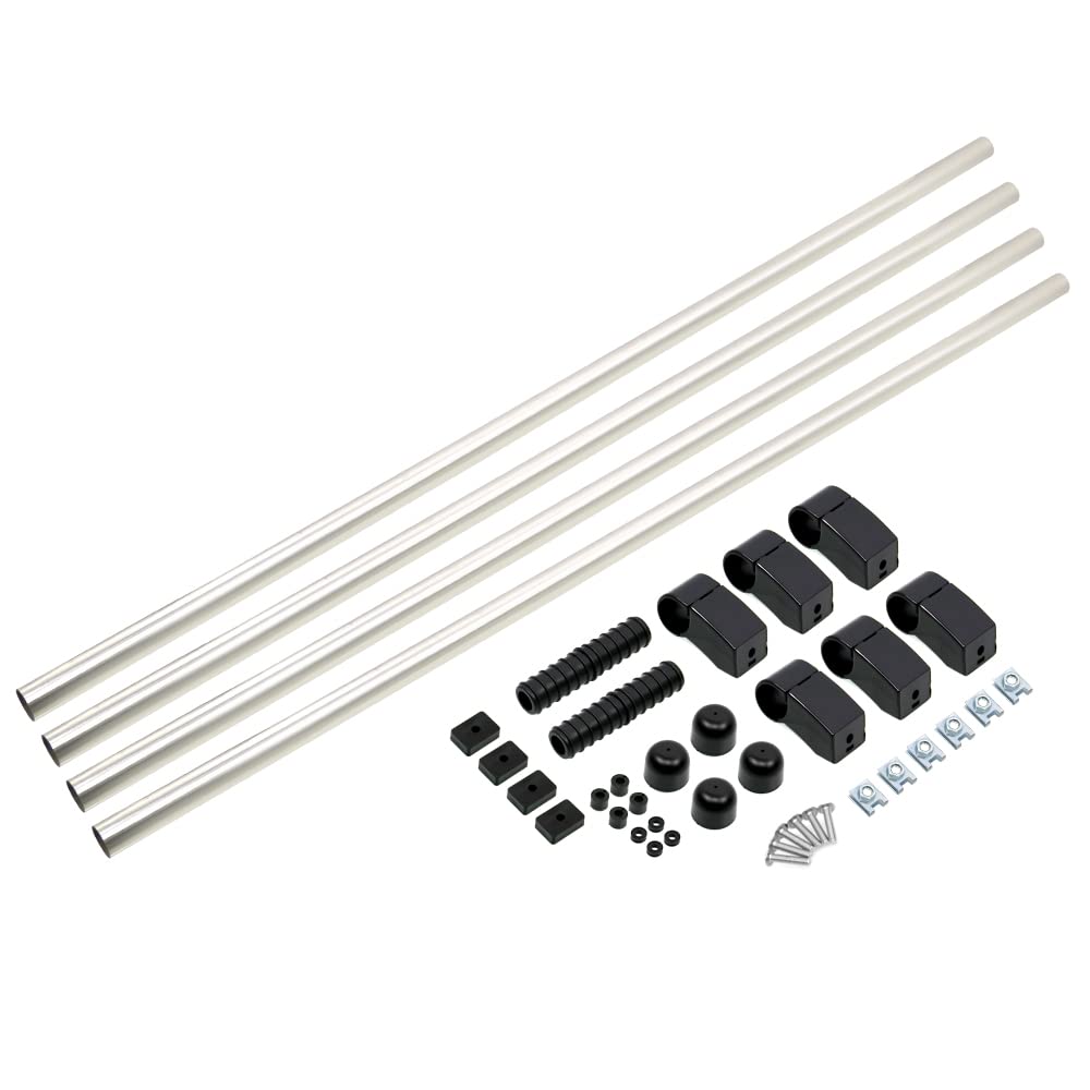 Jeyaic Indoor Carrier Side Cross Left and Right Car Compatible with 200 Series Hiace Van NV350 Caravan Van Premium GX and 200 Series Hiace Wagon GL