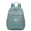 Solid Color Backpack Women Commuter Large Capacity Nylon Lightweight Backpack