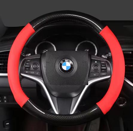Szénszálas bőr autó kormányburkolat 38cm BMW X1 X2 X3 X4 E84 F84 F39 E83 F25 G01 F97 F26 G02 F98 Autótartozékok
