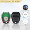 Key Fob for 2001-2002 Chevy Silverado Suburban Tahoe& GMC Sierra Yukon/ 01-04 S10 Sonoma/ 2002 Avalanche Car Keyless,KOBLEAR1XT 15042968, 3 Buttons