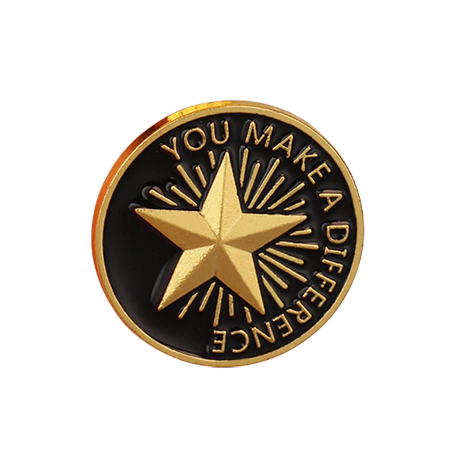 

Multipurpose Fun Star Themed Enamel Brooch Elegant Designs Portable Fashion Accessory for Performers Daily Outfits