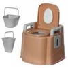 2 Colors Portable Toilet Seat Old Pregnant Woman Home Bath Indoor Potty Commode 23 x 22 x 20Inch