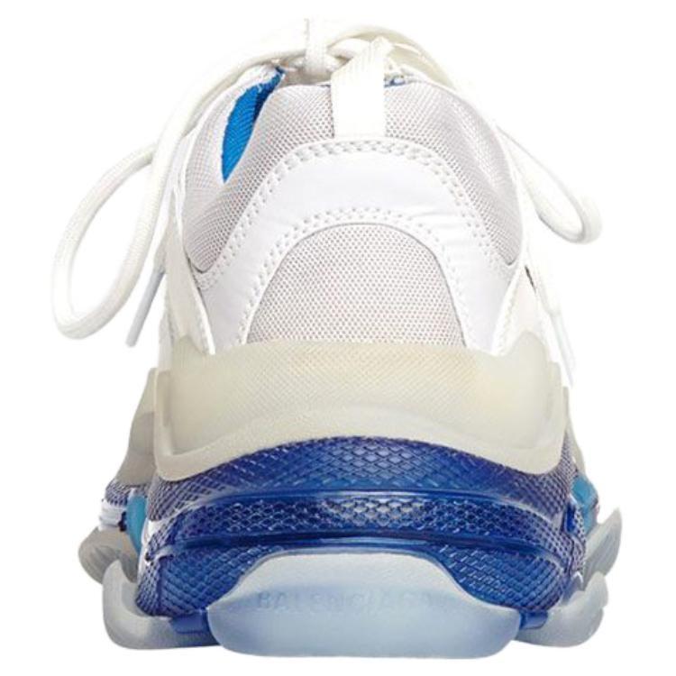 Balenciaga Triple S Clear Sole Blue Women's 544351W09ON9169