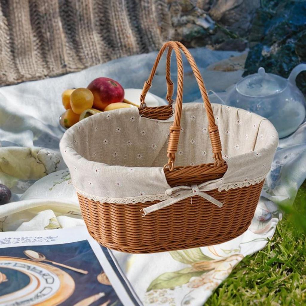 Breathable Picnic Basket for Vegetables and Sandwiches At Events