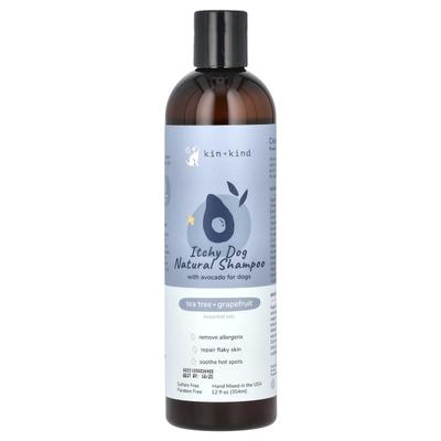Naturalny szampon przeciwświądowy, dla psów, drzewo herbaciane + grejpfrut, 354 ml(12 fl oz)