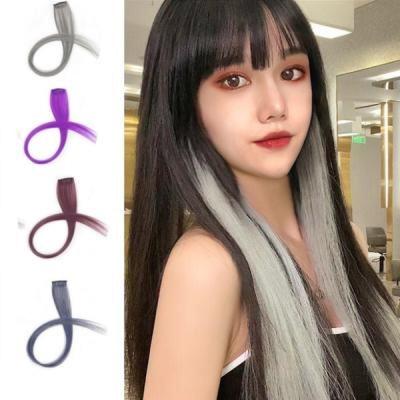 Colorpiece Two-tone Hairpiece Bridge Hair Extension Partial Wig