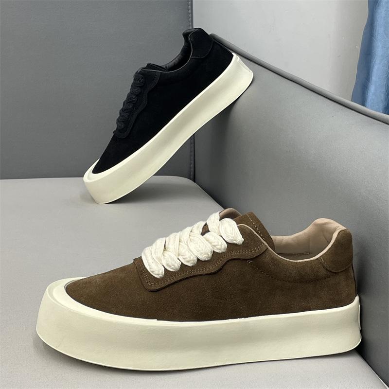 

Shoes men s autumn new leather soft-soled low-top men s shoes sports and leisure board shoes men s trendy bc 43