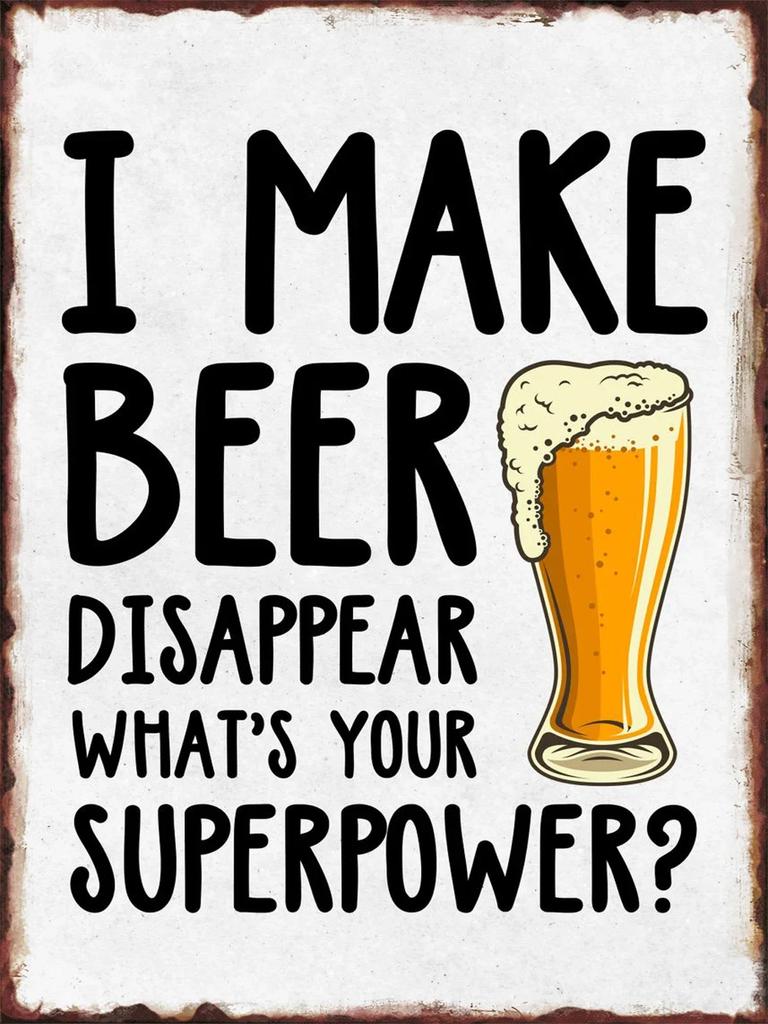 Vintage Beer Metal Tin Sign Poster for Bar Club Kitchen Wall Decoration Beverage Shop Pla x