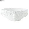 Girl Sculpture Fruit Bowl Creative White Storage Tray Dessert Plate Fruits Plate Living Room Coffee Table Household Fruit Tray