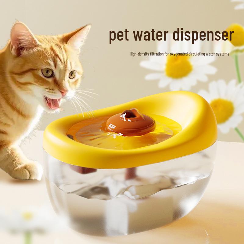Smart Cat Water Fountain with Automatic Circulating Flow and Large Capacity Filtration