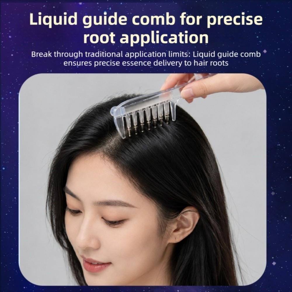 Multi-Function Hair Firming Applicator Anti-Frizz Massage Guide Liquid Comb Barber Shop Salon