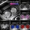 Car Accessories Car Cup Pad Anti-scratch Heat-resistant Round Thick Rhinestone Car Coaster