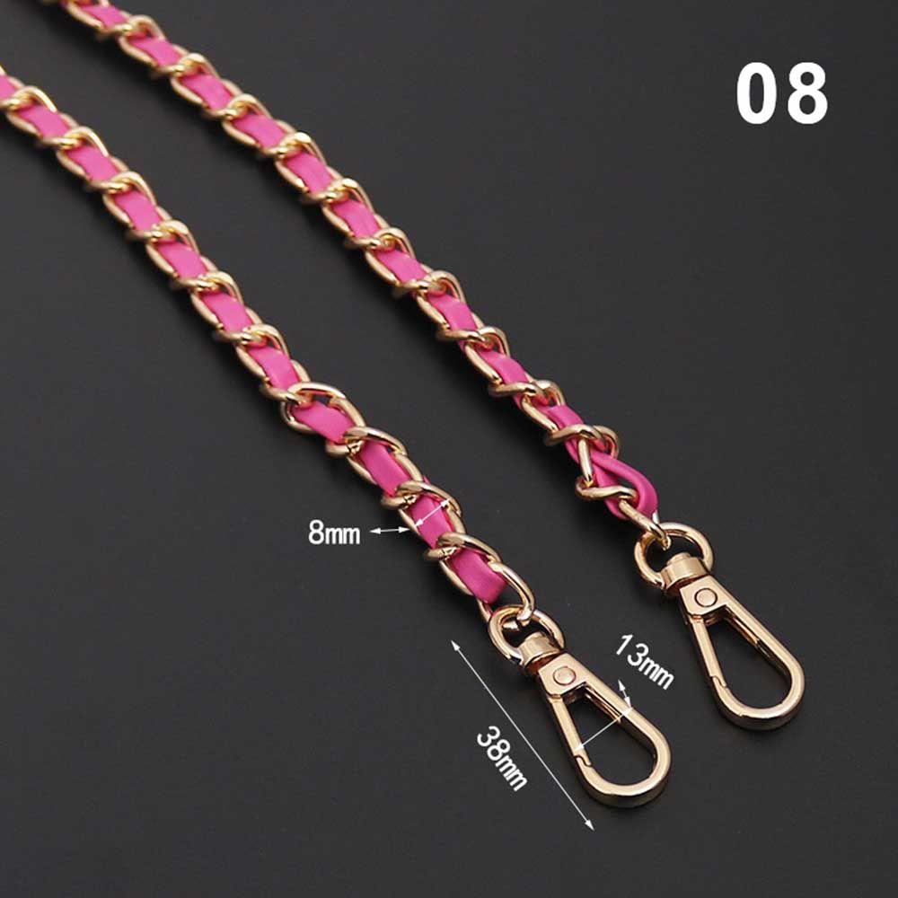 Replaceable Bag Parts Crossbody Bag Belt Metal Purse Strap hardware Bag Chain Leather Bag Strap