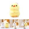 Plush Duck Keychain With Soft Short Pile Fabric For Gift And Bag Decor