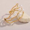 Multitier Imitation Pearls Chain Bracelet Fashion Forward Jewelry Piece Stainless Steel Adjustable Closure For Daily Use