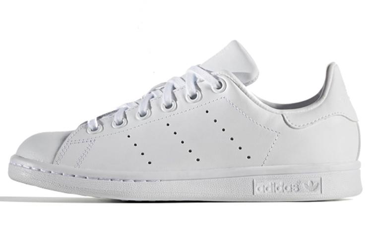 

Adidas Originals Stan Smith J Slip Resistant Abrasion Resistant Low top Kids Skateboarding Shoes White Teenagers S76330 36.5
