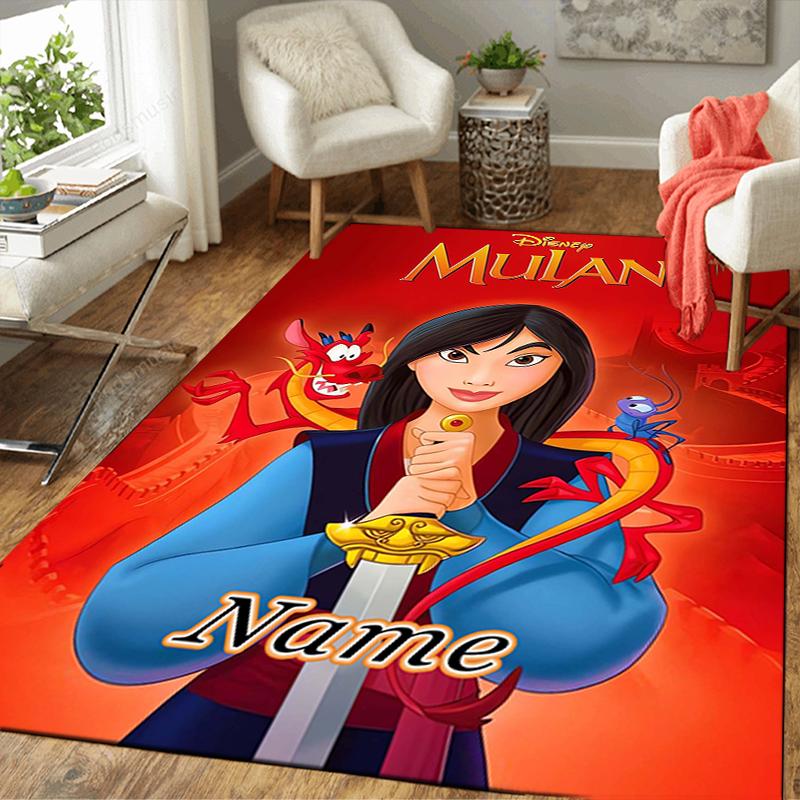 Custom 1Pc Princesses Pink Fantasy Rug Office Carpet Indoor Outdoor Entrance Doormat Nonslip Soft And Comfortable Living Room D916218