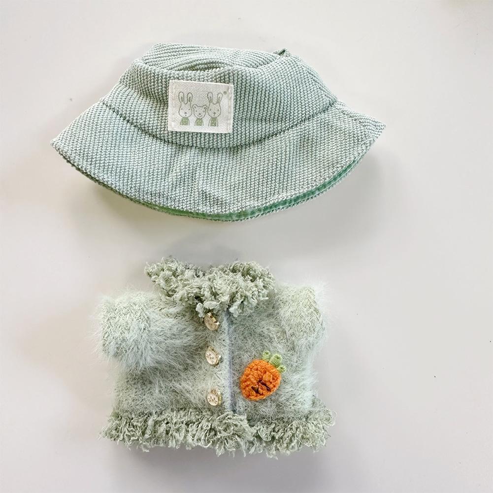 Pro 17 cm Labubu Oblečení pro panenky Módní Oblečení Mikiny Oblečení pro panenky Barevně sladěné Mikiny Panenky Doplňky Roztomilé dekorace Malé utěrky