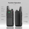 2PCS WLN KD-C1 Mini Walkie Talkie USB Charger UHF 400-470MHz Slim Transceiver 16CH Long Range Ham Two Way Radio Gift Kids KD-C1T
